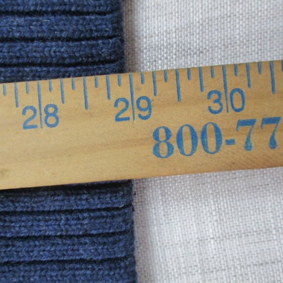 Sonoma Goods for Life Supersoft Sweater Men 2XL Blue Knit Ribbed Hem Quarter Zip - Picture 9 of 11